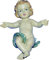 Miniatur Modell Figuren, Jesuskind, Höhe 4cm, handbemalen