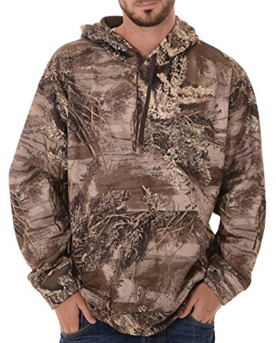 Realtree Herren Performance Camo Pullover Fleece
