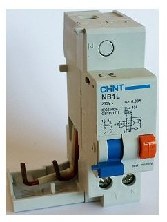 CHINT 51600 NB1L-40/2P-AC30-BLOCO diferencial ACC 2P 40A IDN 30MA 1.5MOD 1983