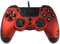 Steelplay, Metaltech, manette de jeu filaire, gamepad avec double système de vibration, sortie casque audio (jack), compatible avec PS4, compatible avec PS3 et compatible avec PC - Rouge