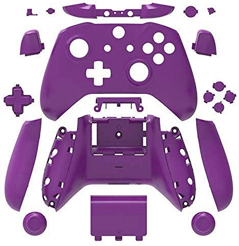 Carcasa completa con botones para Xbox One Slim para mandos inalámbricos Xbox One S (morado)