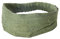 KUNST UND MAGIE Unisex Boho Kopfband Stirnband one Size unifarben Haarband, Farbe:Army Green