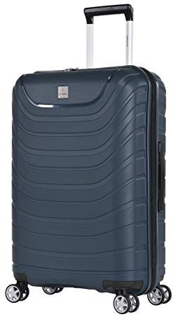 Probeetle by Eminent Koffer Voyager XXI 68cm 68L Hartschalenkoffer M Polypropylen Extra Robust & Leicht 4 Doppelrollen Blau