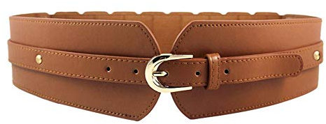 Diyafas Damen Breiter Elastischer Gürtel Verstellbarer Taillengürtel Damen Cinch Gürtel Korsett