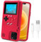 LucBuy Game Console Case for iPhone 12/12 Pro, Retro Protective Cover Self-powered Case with 36 Small Game, Full Color Display, Shockproof Video Game Case Compatible with iPhone 12/12 Pro - Red