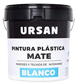 URSAN DECORMAT INTERIOR MATE BLANCO 15L PARA PAREDES Y TECHOS-CUBRIENTE Y DE FACIL APLICACION