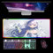 ZZMMUW Tapis de Souris Re: La Vie dans Un Autre Monde Que zéro Gaming Tapis de Souris RGB rétro-éclairé Grand Tapis de Souris pour Clavier de Bureau Tapis de Souris LED A 1000X500Mm