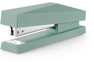 Miquelrius - Hefter, Heftklammerkompatibel 24/6, Format 122 x 60 x 76,5 mm, Kapazität bis zu 20 Blatt, Heftklammergerät Farbe Grün