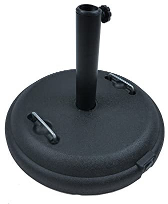 MaxxGarden Base para sombrilla - Hormigón - Negro 22 kg