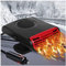 12V Tragbare Auto Heizung Entfroster mit Luftreinigung, 150W 2 in 1 Auto Heizung und Ventilator Windschutzscheibe Demister Auftauheizung, 360° Drehbar, Stecker Zigarettenanzünde