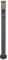GLOBO Wegeleuchte Bewegungsmelder Pollerleuchte außen Gartenlampen anthrazit IP44, Standleuchte Terrasse Balkon, Edelstahl rauchfarben, 1x E27 Fassung, DxH 12,7x110cm