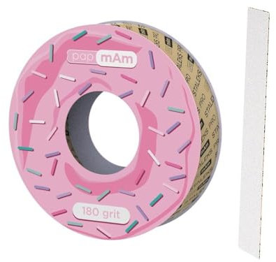 STALEKS PRO BOBBINAIL Recharge jetable de lime blanche Papmam Expert pour Donut Distributeur de lime 6 m Grain 180