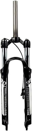 TIST Forcella a Molla Olio MTB 26/27,5/29 Pollici Forcella Ammortizzata for Mountain Bike Forcella Anteriore a Tubo Dritto da 90 mm con Corsa da 28,6 mm (Color : Black Remote, Size : 26'')