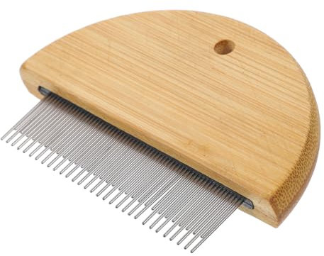 INOOMP Fellschön Bürste 4 Stück Pferdebürste Aus Holz Haarentfernungswerkzeug Werkzeuge Reinigungsbürste Für Die Pferdepflege Schafbürsten Kamm Haustier Rosshaarbürste Entferner Enthaarer Kämme Metall