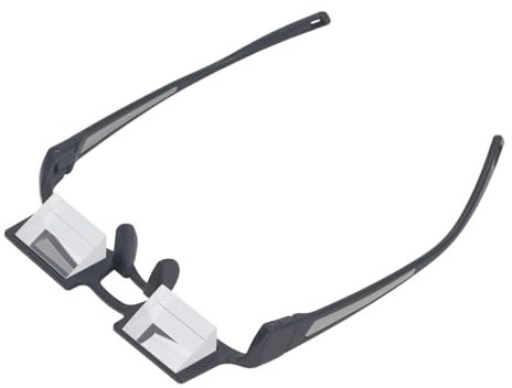 Bed Prism Glasses, Lying Down Horizontal, Read/Watch TV Lying in Bed, Glasses for Reading or Watching TV in Bed, Relaxing Home/Travel