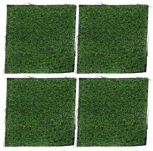 Künstliches Gras Rasenrasen Teppich DIY Miniaturlandschaft Grün 25x25 cm