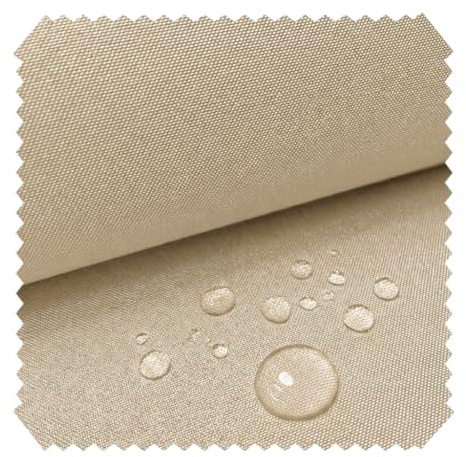 novely® OXFORD 310D SUN Outdoor-Stoff - Markisenstoff wasserabweisend - UV-beständig (7–8/8) für Sonnenschutz und Außenbereich - Meterware 1lfm | Farbe: 14 Beige