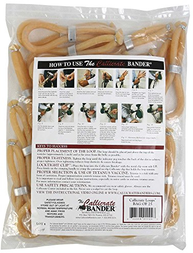 Callicrate Castration Bands, 25 Pk