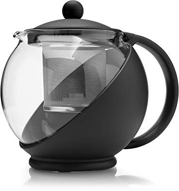Kilo D06 2-Cup Glass Teapot with Stainless Steel Infuser 650ml