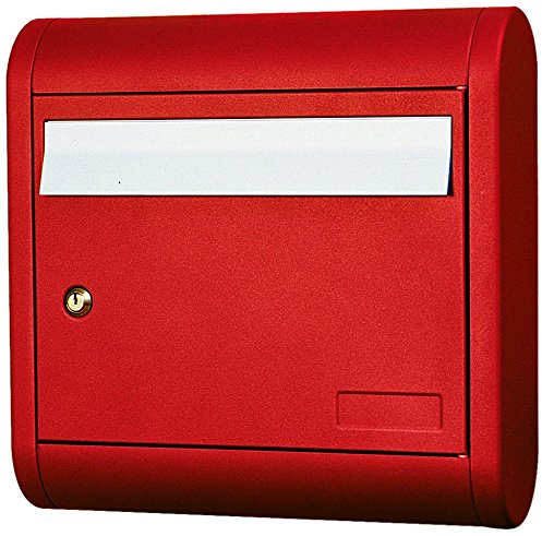 Alubox Sonne Briefkasten, Rot