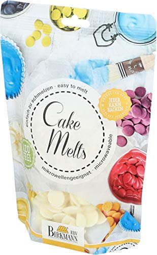RBV Birkmann, 504202, Cake Melts, weiß, 250 g Beutel