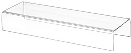 Zeigis Dekobrücke/U-Ständer/Präsentationsständer 300x50x100mm aus transparentem Acrylglas/PMMA