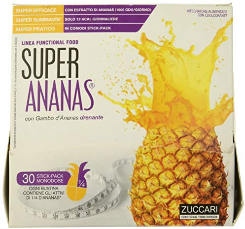 ZUCCARI, Super Ananas, 30 Bustine da 10 Ml, 300 g