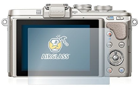 BROTECT Schutzglas für Olympus PEN E-PL8 Schutzfolie Panzer Folie Glas Displayschutz Made in Germany [Kratzfest 9H, Anti-Fingerprint,Transparent]