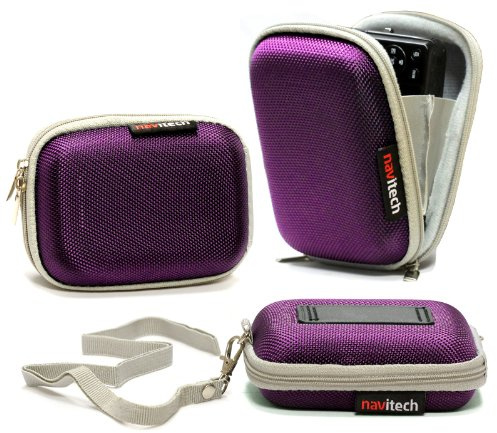 Navitech Purple Hard Water Resistant Mouse Case/Cover Compatible with The Microsoft Mobile Mouse 3500