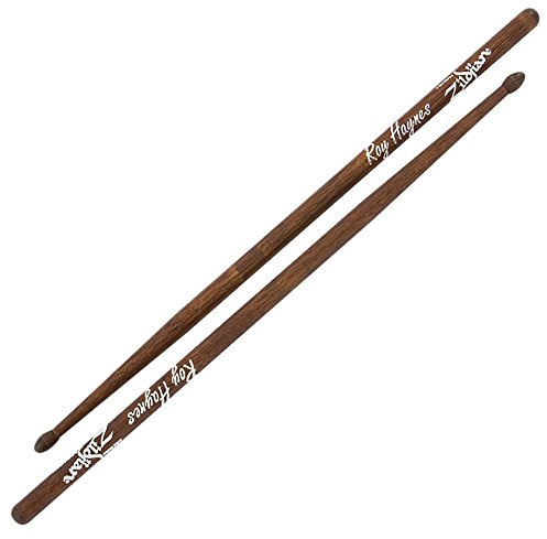 Zildjian Artist Series Hickory Drumsticks - Roy Haynes -Wood Tip - Walnut Stain