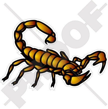 SKORPION Stinger SKORPION Horoskop 150mm Auto & Motorrad Aufkleber, Vinyl Stickers