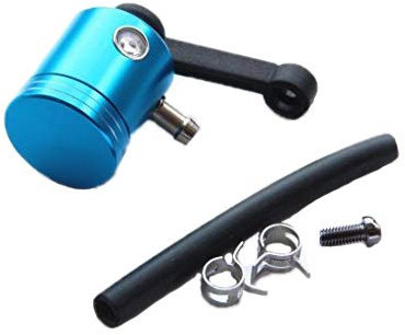 Blau CNC Universal Motorrad Vorderrad Bremsflüssigkeitstank Behälter Hauptbremszylinder