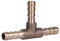 Raccordo a T Ottone, Raccordo T Benzina 6mm, Raccordo T Carburante, Raccordo 3 Vie a T Canna Gas, Tee Adattatore Per Tubo Flessibile Del Carburante a T Connettore 6 8 10 12mm Opzionale, 4 Pezzi 6mm