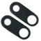 Compatible With iPhone 7 Plus 8 Plus Rear Camera Lens Glass - Black