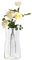 Flower Vase blumenvasen Vasen Blumenvase Narzissenvase Kleine Glasvasenvasen für Blumen Große Glasvasen für Blumen Kristallblumenvasen Acrylvase Mini-Vase Handgefertigter Klarglaszylinder 17 cm hoch