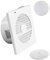 IN-OV-150mm- Ventola estrattore aria + otturatore posteriore + zanzariera integrata, 22W-250m3/h, bagno, cucina, ufficio, WC, VMC, garanzia 2 anni