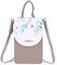 Handy Tasche Umhängetasche Damen PU Leder Handtasche zum Umhängen Kleine Schultertaschen für Damen Schwarz, AIFILLE Cellphone Cross Body Bags Handytasche mit Touchscreen und Kartenhalter, Violett