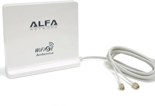 Alfa Network Alfa WiFi 6E Antena Omni Interior ARS-WiFi6E-M2