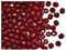 600 Stück, Tschechische Facettierten Glasperlen, Fire-Polished, Rund 4 mm, Dunkler Rubin (Granat)
