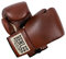 BENLEE Guantes de Boxeo de Cuero Premium Contest Marrón/Negro/Beige 10 oz R