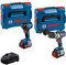 Bosch Professional Combo-Kit GDR 18V-210 C + GSR 18V-110 C (avec 2 batteries 5,0 Ah, chargeur GAL 1880 CV, dans L-BOXX)