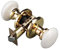 NCL White Door Knobs, Keyless Door Handles, Porcelain Door Levers, Interior Bath Door Knob