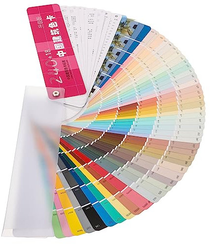 VICASKY 1 Jeu De Cartes De Couleurs Nuancier De Couleurs Muse De Couleur Cartes De Couleurs Pour L'Architecture Outils De Peinture Peinture De Pont Outils Pro Feuilles De Couleur De