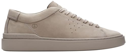Clarks Herren Craft Swift Sneaker, Grey Nubuck, 43 EU