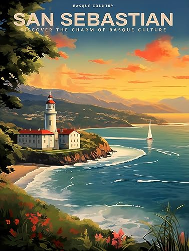 Spanien, San Sebastian | Poster | Wandkunst | Wohnkultur |