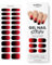 MOYOU LONDON Halbgehärtete UV Gel Strips - 20 Stück - Gel-Nagelfolien UV Härtend für Maniküre in Salonqualität - Say What Again
