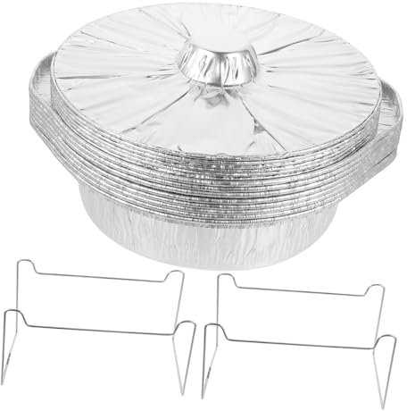HOMSFOU 1 Set Pentola Di Stagnola Con Pesce Alla Griglia Vaschette Di Alluminio Usa e Getta Teglie Usa e Getta Pentole in Foglio Di Alluminio Teglia Per Piastra Grill Ferro Da Stiro