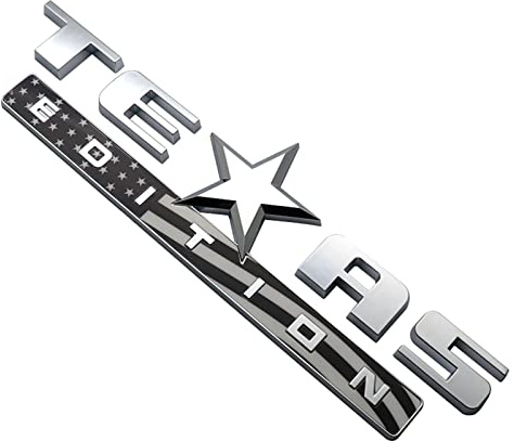 Shurzzesj Texas Edition Aufkleber – ABS Dekorativer Aufkleber | Texas Edition Emblem Badge, Stick Emblem Badge, Einzigartige und Stilvolle Auto Aufkleber für Tür, Kotflügel, LKW, Heck