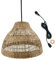 Suspension sur secteur pour l'extérieur MERIDA OUTDOOR CABLE en herbe marine style bohème 5m de longueur de câble