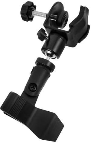 CORHAD Mic Clip for Saxophone Quick Release Microphone Mount Adapter for Mic Stand Stable and Portable